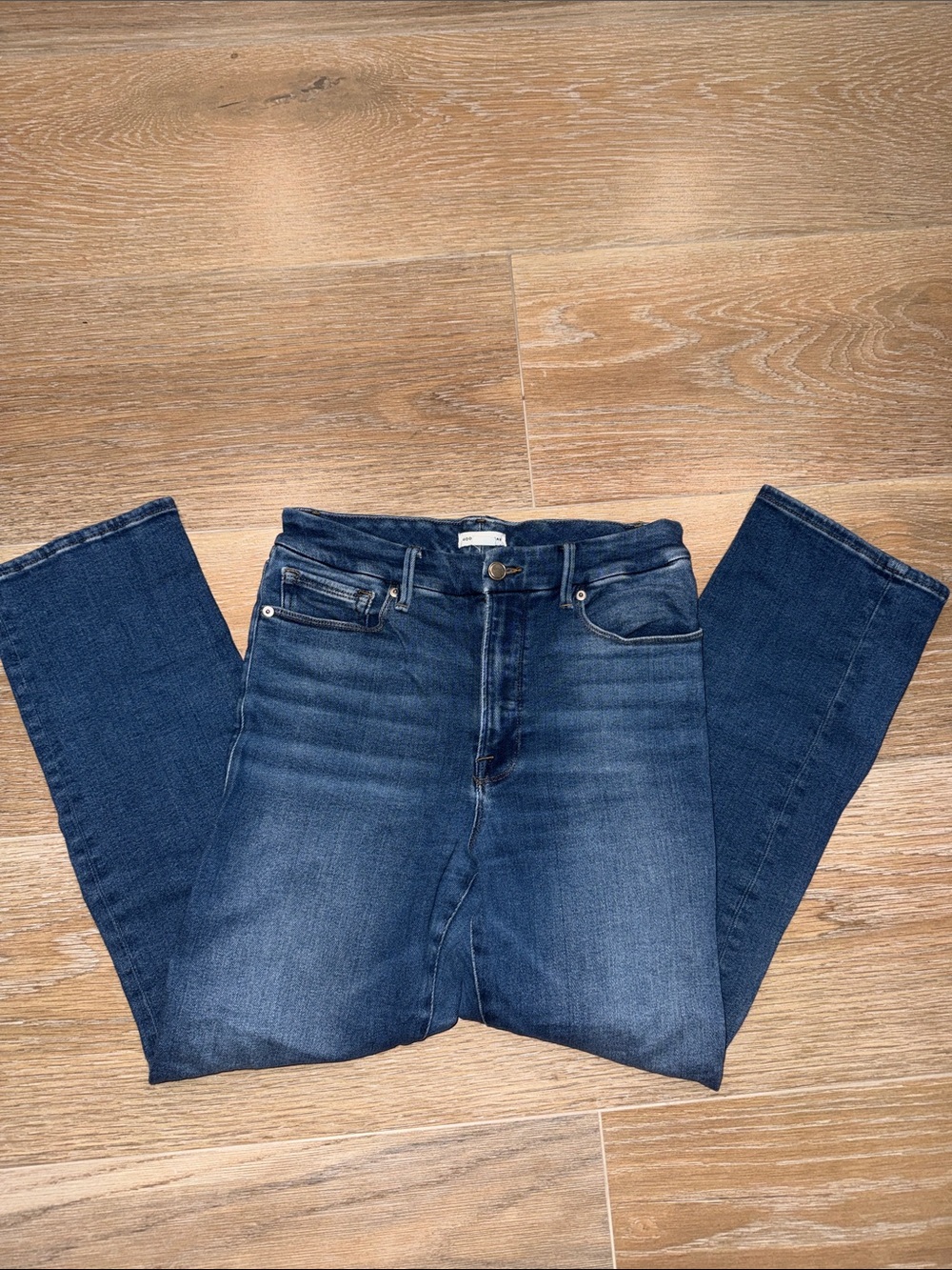 Good American The Good Legs Straight Jeans - size 8